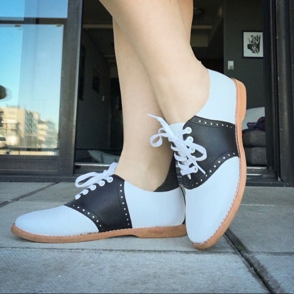 Willits Vintage Classic Leather Saddle Oxford